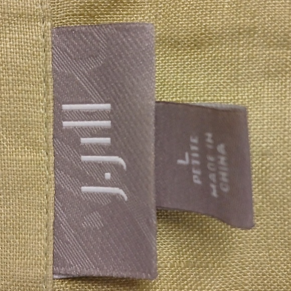 J. Jill Love 100% Linen Button-down Long Sleeve Shirt Women's Size L Petite - Picture 7 of 12